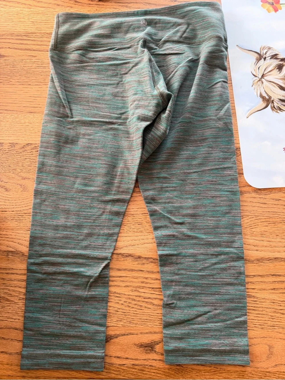 Performance Leggings in Teal-Green